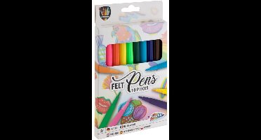 Grafix Viltstiften 10 Stuks