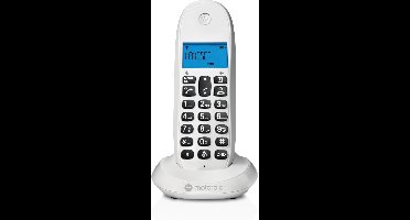 Motorola C1001CBW+ Eenvoudige DECT Telefoon - Blauw Display - Handenvrije functie - Callblock Functie