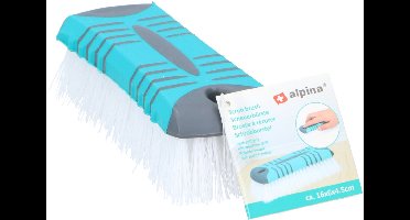 Alpina Schrobborstel | 16 x 6 x 4,5 cm | Blauw