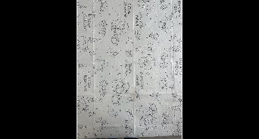 Svenska Living Kerst tafelkleed - inkleurbaar - 240 x 135 cm - voor kinderen - tafellaken kerst kleurplaten