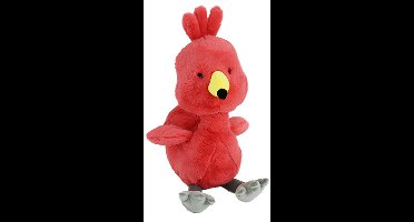 Boon hond speelgoed flamingo pluche roze met piep eco 50 cm