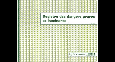Vastlegregister voor ernstige en onmiddellijke gevaren