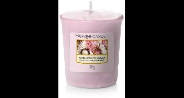 Yankee Candle Votive Christmas Eve Cocoa 49g - Sfeervolle kerstgeur