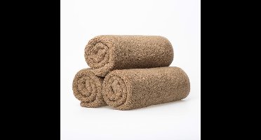 Luxe Katoenen Badhanddoek York 70x140cm Beige 500gsm