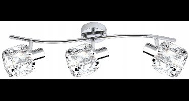 Venus Plafondlamp Kristal Chroom E14 3x40W