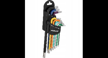 Proline Torx Inbussleutelset Lang 9 Delig T10-T50 S2