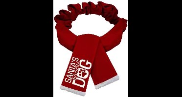 Plenty Gifts Kerst Sjaal - Hondensjaal - Favorite Dog - Rood - S