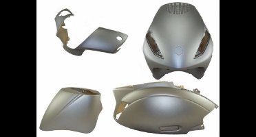 Power1 plaatwerkset - Mat grijs (titanio) - Origineel - Zip2000 - Titan - 4-delig