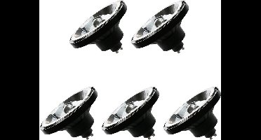 Spectrum GU10 LED Spot AR111 - 10 Watt - 230V - 1000 Lumen - 3000K Warm wit - Gezellig licht - Energiezuinig - 5 stuks