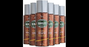 6x Brut Deodorant Oud 200 ml