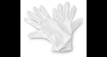 Hama Katoenen handschoenen, maat XL, 1 paar, wit