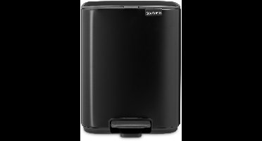 Brabantia Bo Pedaalemmer - 7 liter - Badkamer - Matt Black