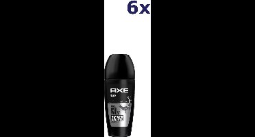 Axe Deodorant Men- Roll-On - Black - 6 x 50 ml - Voordeelverpakking