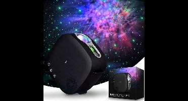 MikaMax LED Galaxy Projector – Twilight Laser Projector - Sterrenhemel Projector – Sterren Projector - Sterrenhemel - Bluetooth Speaker – Timerfunctie - 4 Standen – 6 Kleuren – Timerfunctie