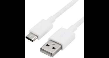 Datakabel - oplaadkabel - USB-C Type-C Wit 3 meter