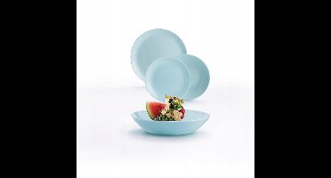 Luminarc Diwali Paradise Blue serveert 6 personen, 18 delig