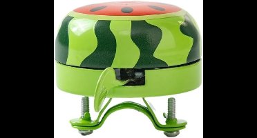 Fietsbel Kinderen - Watermeloen Design - Helder Geluid - Voor Kinderfiets, Step & Loopfiets - Aluminium - Groen