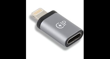 Pixel Loop – USB-C naar Lightning (8-Pin) Adapter – 2.1A Snelladen & Data Sync – Geschikt voor iPhone 14 Pro Max, iPhone 14/13/12/11/X/8/7 & iPad – Type-C naar Lightning Converter – Compact & Duurzaam Aluminium – Zilver