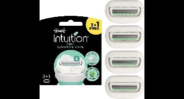 Wilkinson Sword Intuition 2-in-1 Sensitive Care navulmesjes 3 + 1 stuks