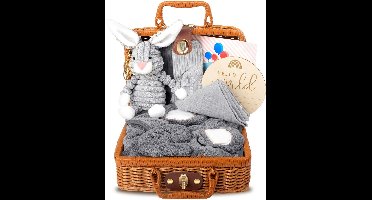 DailySupplies® Kraammand - Geboortemand - Kraamcadeau Jongen - Bruin
