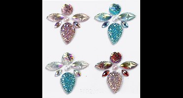 Steentjes PXP - Face en Body Jewels - Sweet Beezz - Per Set - Unisex - Kinderen & Volwassenen