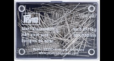 Spelden staal gehard No. 6 EF 0,60 x 30 mm zilverkleurig 200 st. - Spelden - Prym