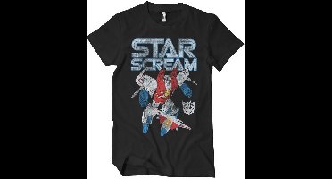 Transformers Starscream Washed T-Shirt Black-L