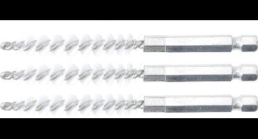 BGS Nylon borstel 8 mm aandrijving buitenzeskant 6,3 mm (1/4"...