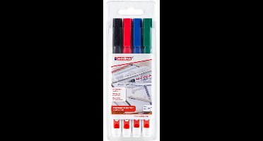 Viltstift edding 400 creatief rond 1mm assorti | 10 stuks