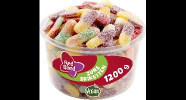 Red Band zure briketten snoep - zure mix - silo 200 St