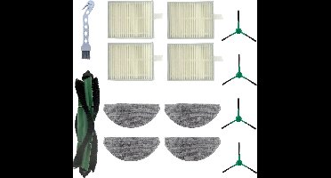 Accessoirespakket voor iRobot Roomba Combo Essential - Filter/Dweil/Zijborstel/Afzuigrol