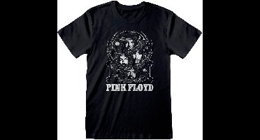 Pink Floyd - Retro Style T-Shirt Black-S