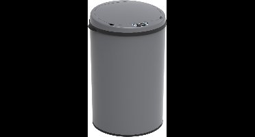 SVITA Sensor afvalemmer - 30L staal met sensor afvalemmer keuken Grijs
