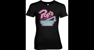 Riverdale Pop's Chock'Lit Shoppe Girly Tee Damen T-Shirt Black-2XL