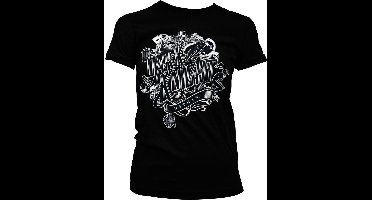 Batman Inked Dark Knight Girly Tee Damen T-Shirt Black-2XL