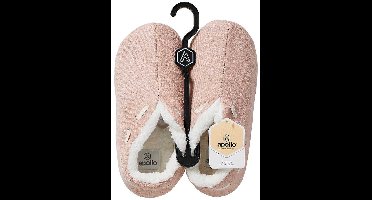 Apollo Spaanse sloffen/pantoffels - dames - oudroze - polyester - zachte voering 41-42