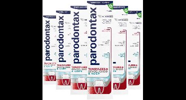 Parodontax - Tandpasta - Tandvlees+Gevoeligheid & Adem - Whitening - 75ml x 6