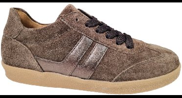 Gabor Bruine Suede Dames Sneakers - Bruin - 37