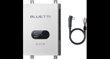 BLUETTI SolarX 4K & P090D-adapterkabel.Compatibel met Apex 300, B300, B300K, B300S, AC300, AC500. Supersnel opladen via zonne-energie, levert tot 4 kW aan zonne-energie. Ondersteunt zonnepanelen van 150 V tot 500 V, met veilige terugloop naar minder