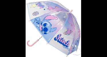 Cerdá Stitch - Transparante Parasol - 71 cm - Kinderen - Fiberglas Constructie