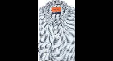 Suitable Overhemd Triangle Groen - Maat 42 - Heren - Casual Shirt