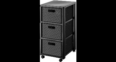 Ladenkastje - Ladeblok Bureau Organizer - Archiefkast - Zwart