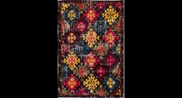 Retro Vloerkleed | Tapijt | Primavera | Geometrisch | Multikleur | 120x180 cm