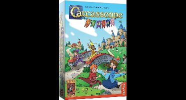 999 Games - Carcassonne - Junior - Bordspel - Vanaf 4 jaar - Kinderspel - Gezelschapsspel - Educatief spel