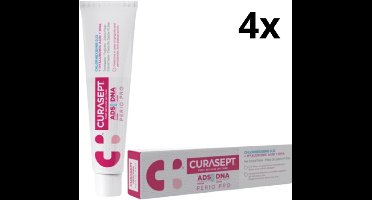 Curasept ADS DNA Perio Pro Tandpasta 0,12% CHX | 4 x 75 ml | Voordeelverpakking