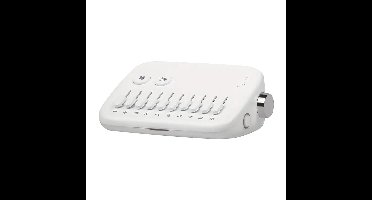 White noise - White noise machine - Witte ruis - Witte Ruis Apparaat - Slaaphulp volwassenen - 10 rustgevende natuurgeluiden - Draagbaar - Met ademend licht - Ruisonderdrukkingsfunctie - Mini slaapgeluidsmachine