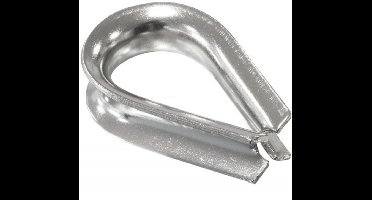 Stalen puntkous 4 mm verzinkt