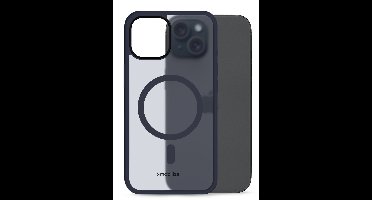 Mobilize Hoesje geschikt voor Apple iPhone 15 MagSafe Telefoonhoesje Hardcase | Mobilize Hybrid Pro Backcover Shockproof | Geschikt voor MagSafe | Geschikt voor Draadloos Opladen met Magnetische Ring | Geschikt voor MagSafe Case - Blauw