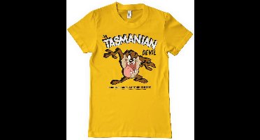 Looney Tunes T-Shirt The Tasmanian Devil T-Shirt WB-1-LT015-H57-16 Gold-S