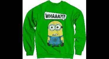 Minions Whaaa?!? Sweatshirt Green-2XL
